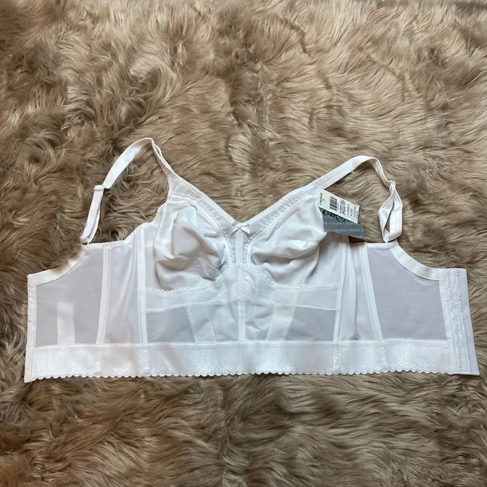 Carnival Full Figure 3/4 Longline Bra 710/720 Bustier Unlined V-neck